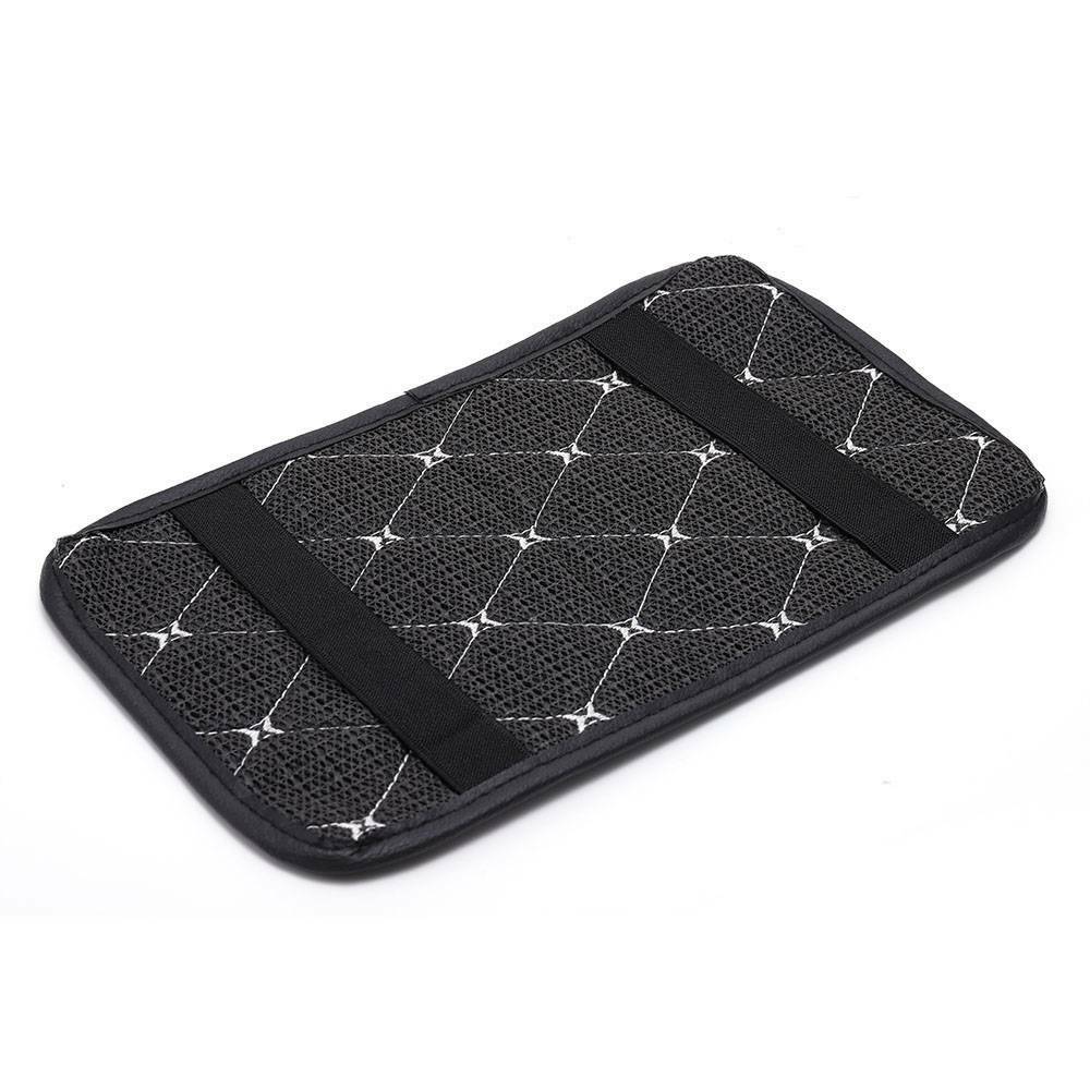 US Car Leather Armrest Pad Cover Auto Center Console Box Cushion Mat Accessory