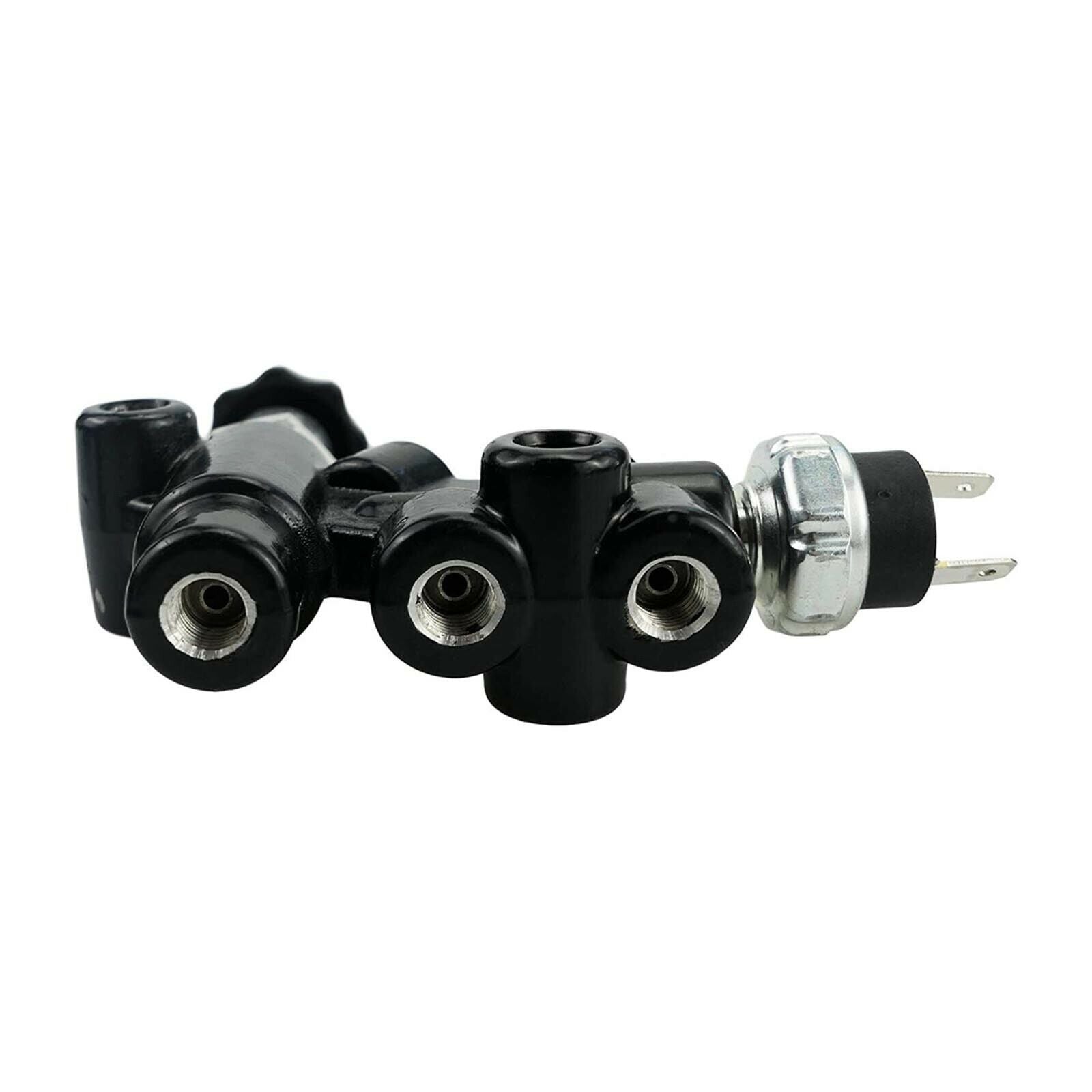 Master Cylinder Adjustable Knob Proportioning Valve Mounting Bracket Lines Kit