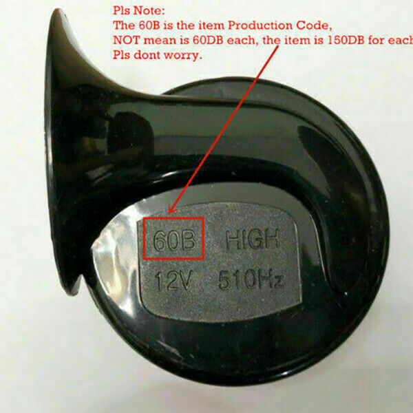 300DB Super Train Horn for Trucks Car Boat Motorcycle Electric Horn-12V PairX8J4