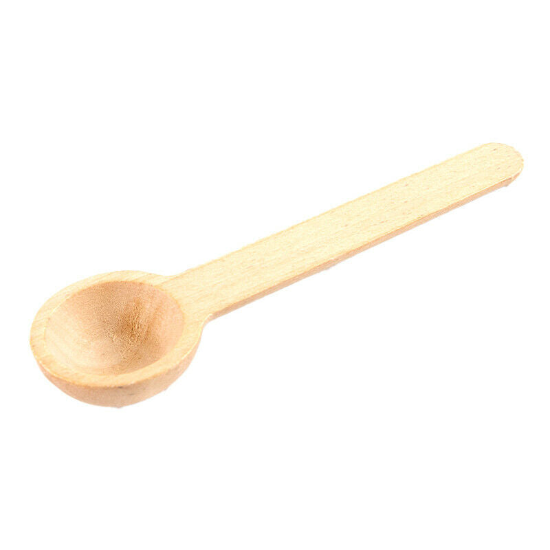 20Pcs Mini Wooden Salt Kitchen Cooking Spoons Sugar Salt Honey Coffee Tea Sp Kt