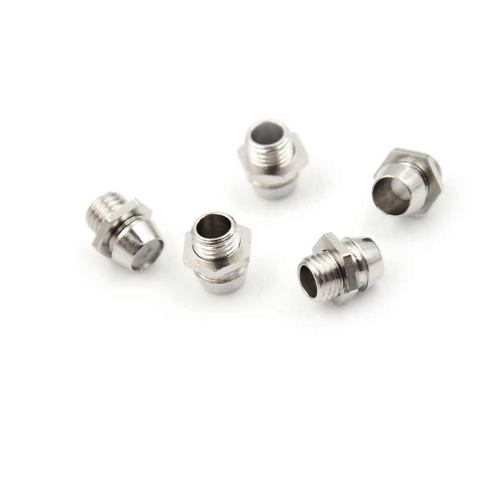 20pcs 3mm Round Chrome Metal LED Lamp Light Emitting Diode Bezel Holder NWU SJ