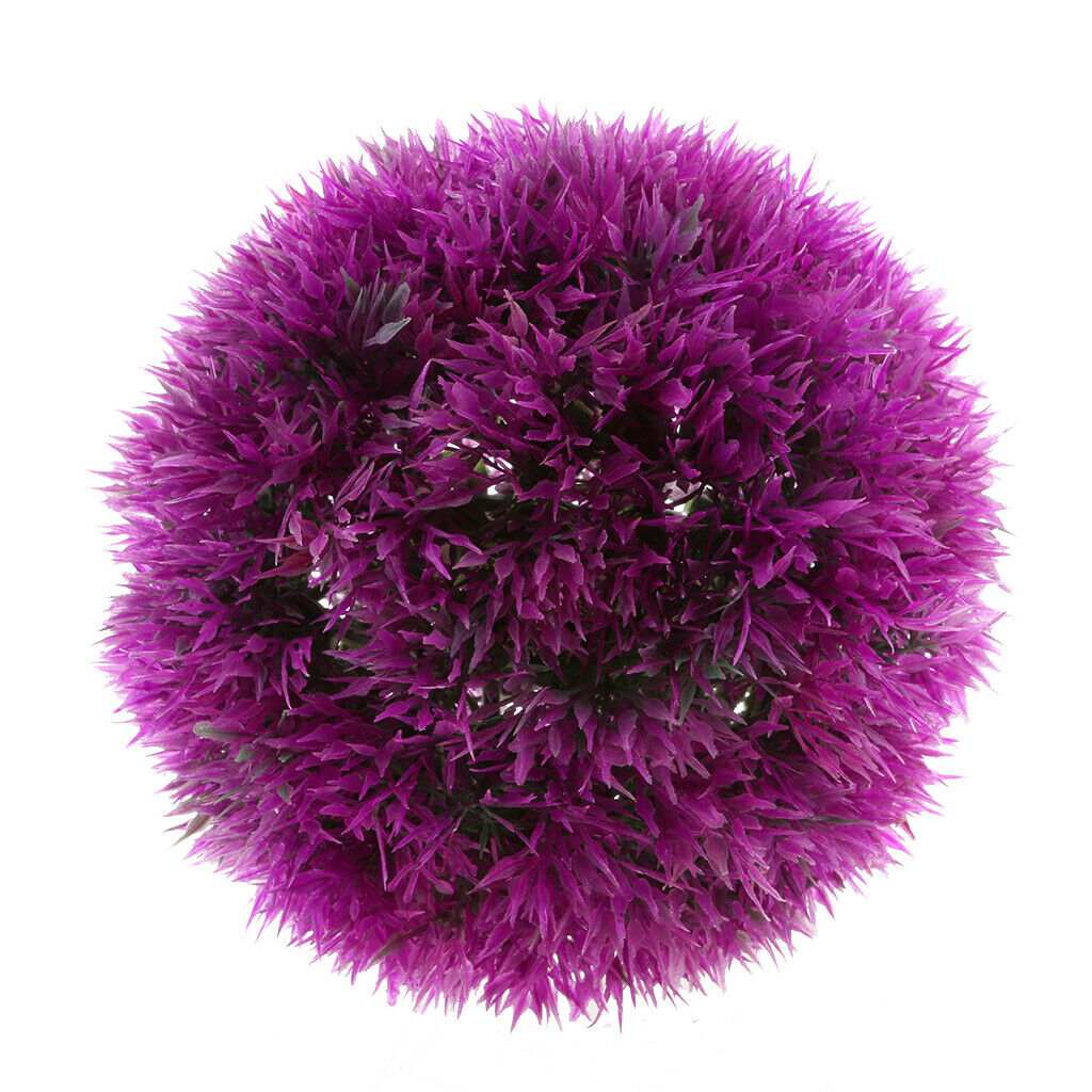Artificial Topiary Ball Decorative Garden Pants Ball Home Decor Purple 17cm
