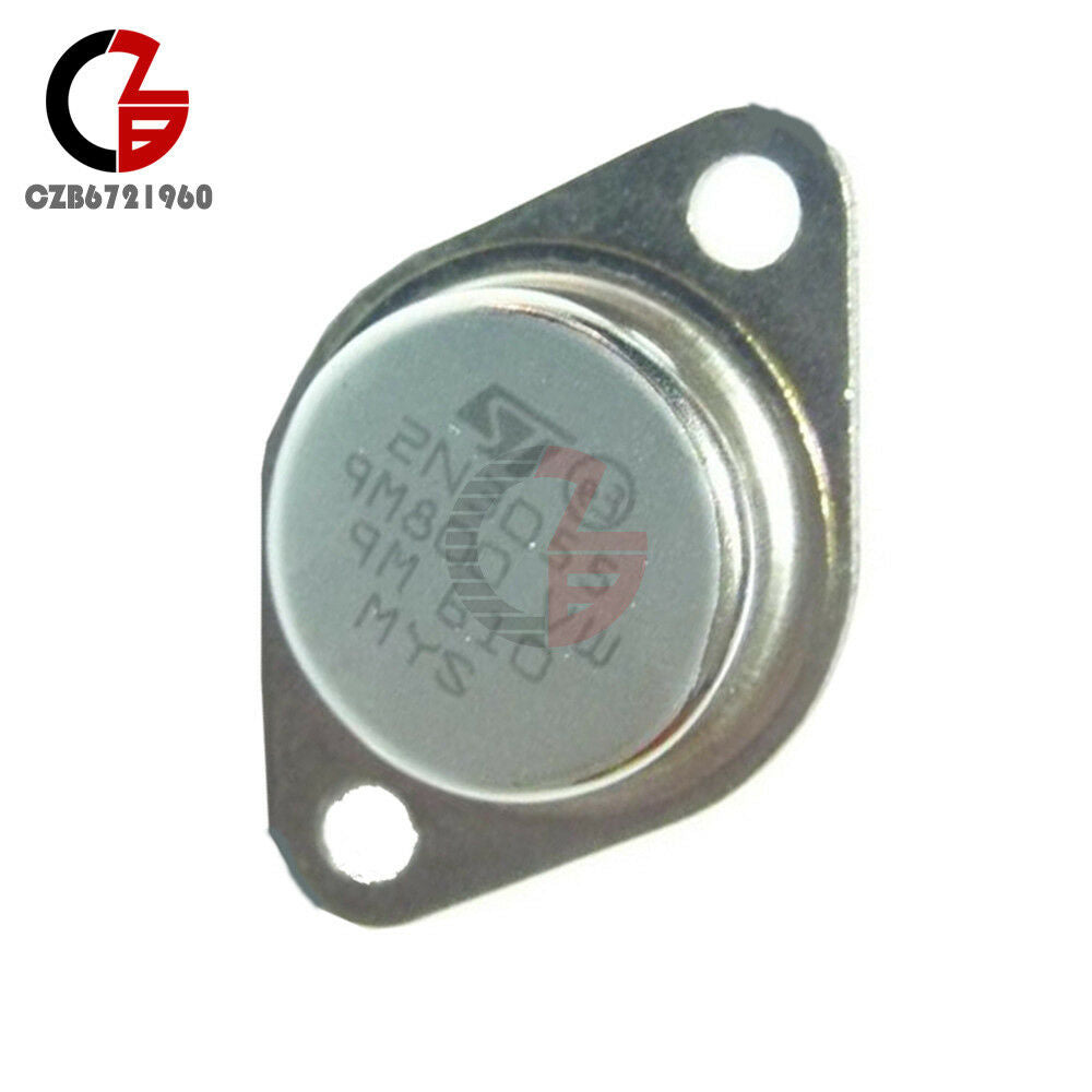 2PCS 2N3055 TO-3 NPN Amplifier Switch Transistor Audio Power Metal Case 15A/60V