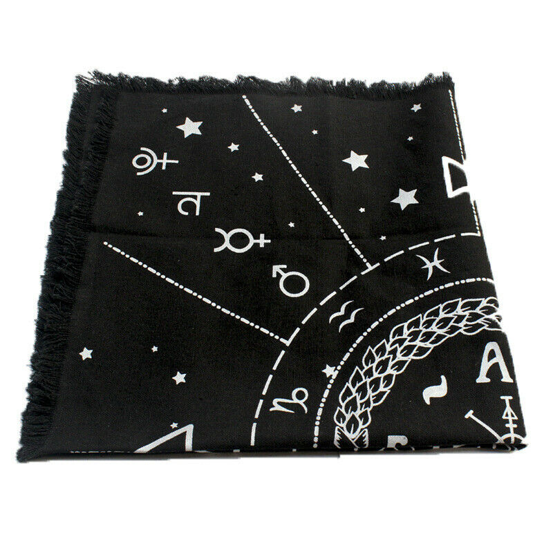 Altar Tarot Cards Tablecloth Cloth Constellation Pagan Wicca Tapestry Tassel New