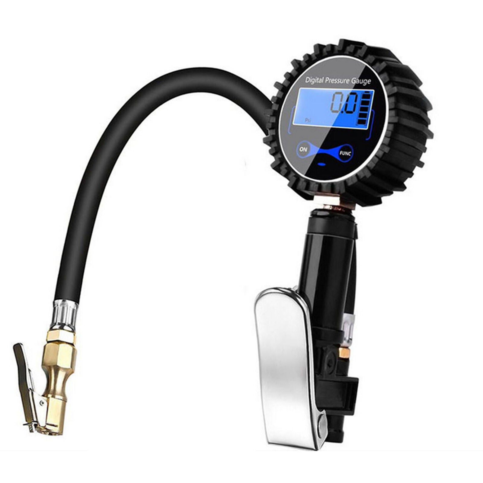 200 PSI Digital Air Tire Inflator with Pressure Gauge Chuck for Truck/Car/Bike