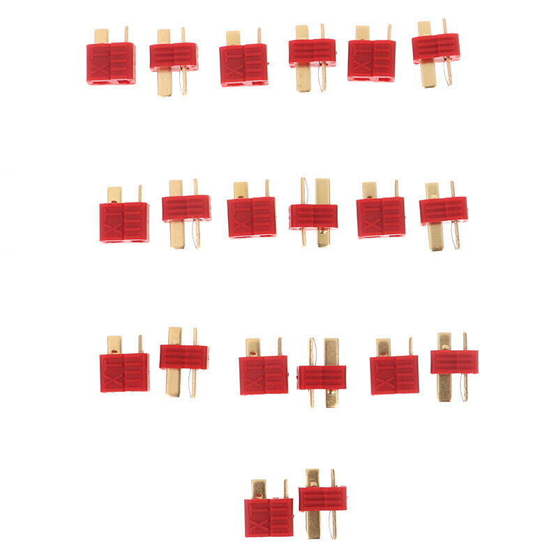 20x/10Pairs T Plug Male & Female Connectors Deans Style For RC LiPo Batte.l8