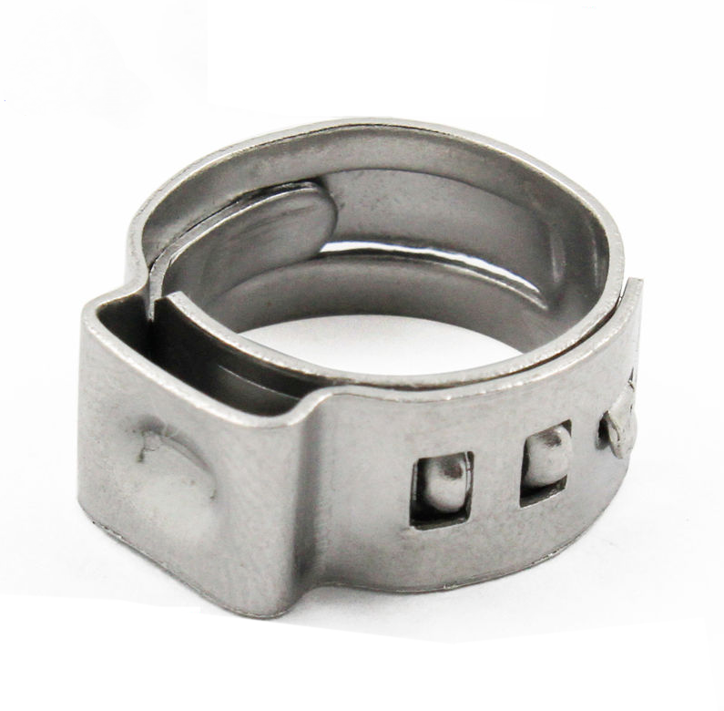 29.6mm/1.154" 50pcs Ring Crimp Pinch Fitting Tubingng  Stainless Steel Clamp Cin