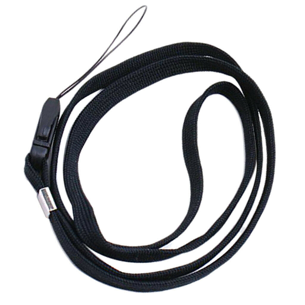 40cm Black Neck Strap Clasp Lanyard Belt Sling Detachable for Remote Controller