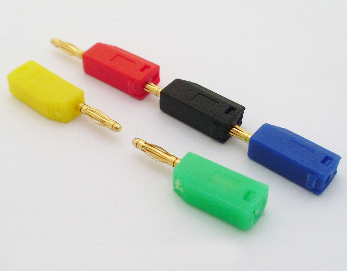 20pcs 5 color 2mm Radioshack Stackable Banana Plug Jack