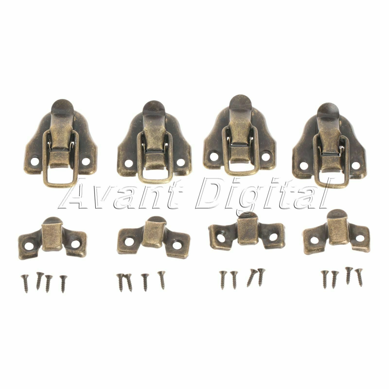 4X New Jewelry Chest Box Suitcase Case Trunk Buckles Toggle Latch Catch Clasp