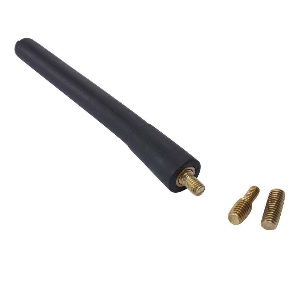 Universal Short Stubby Car Antenna AM/FM Radio Aerial Mast Screw Type Sets