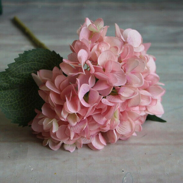 2x Artificial Flowers Artificial Flowers Hydrangea Flower Plants Wedding Home