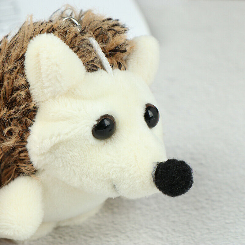 1PCS Cute Plush Hedgehog 7CM  Small Pendant  Mini Soft Stuffed Animal  gi.l8