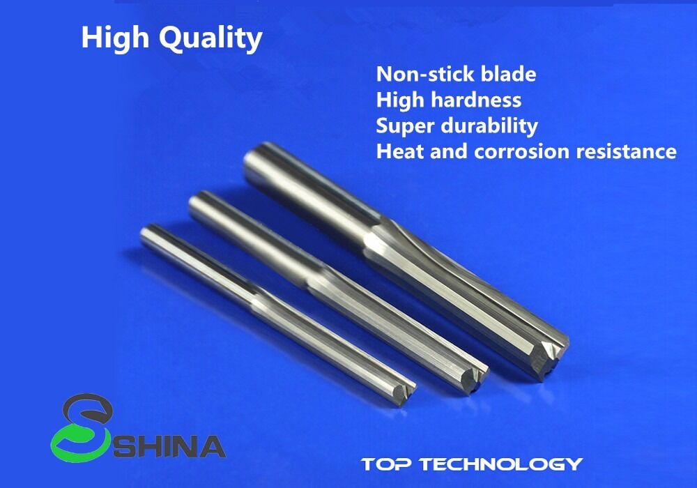 5x 1/8" Double Flute Straight Slot CNC Router Bits Tungsten Carbide 3.175*42mm