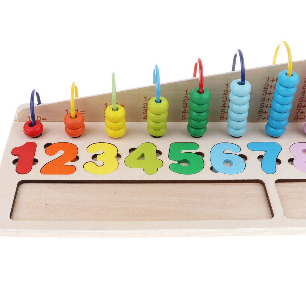 Educational Toys Mathematical Calculation Frame of 10 Sticks 23 * 18 * 14cm