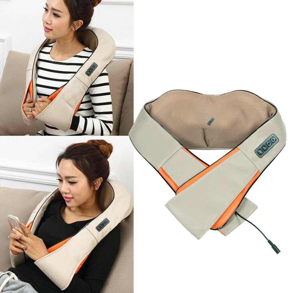 Massagers for Neck Back and Shoulder with Heat Deep Tissue 4D Kneading EU