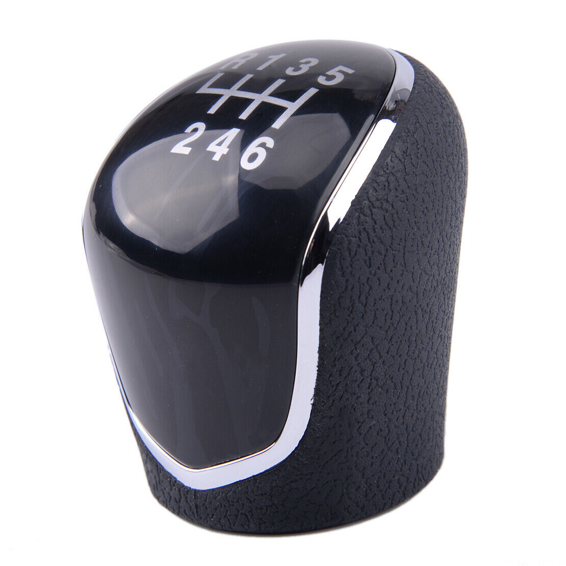 Black 6 Speed Manual Gear Shifter Shift Head Knob fit for Hyundai IX35 Atn