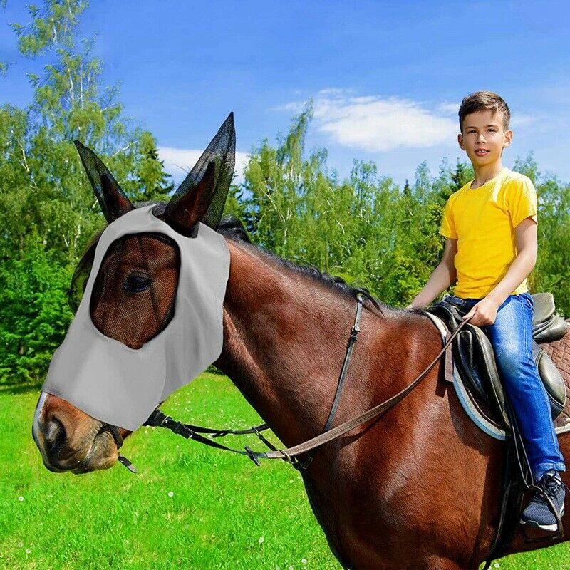 Pet Supplies Horse Face  Horse Face Mosquito Hood Anti-Mosquito Fly  EquestrR6A5