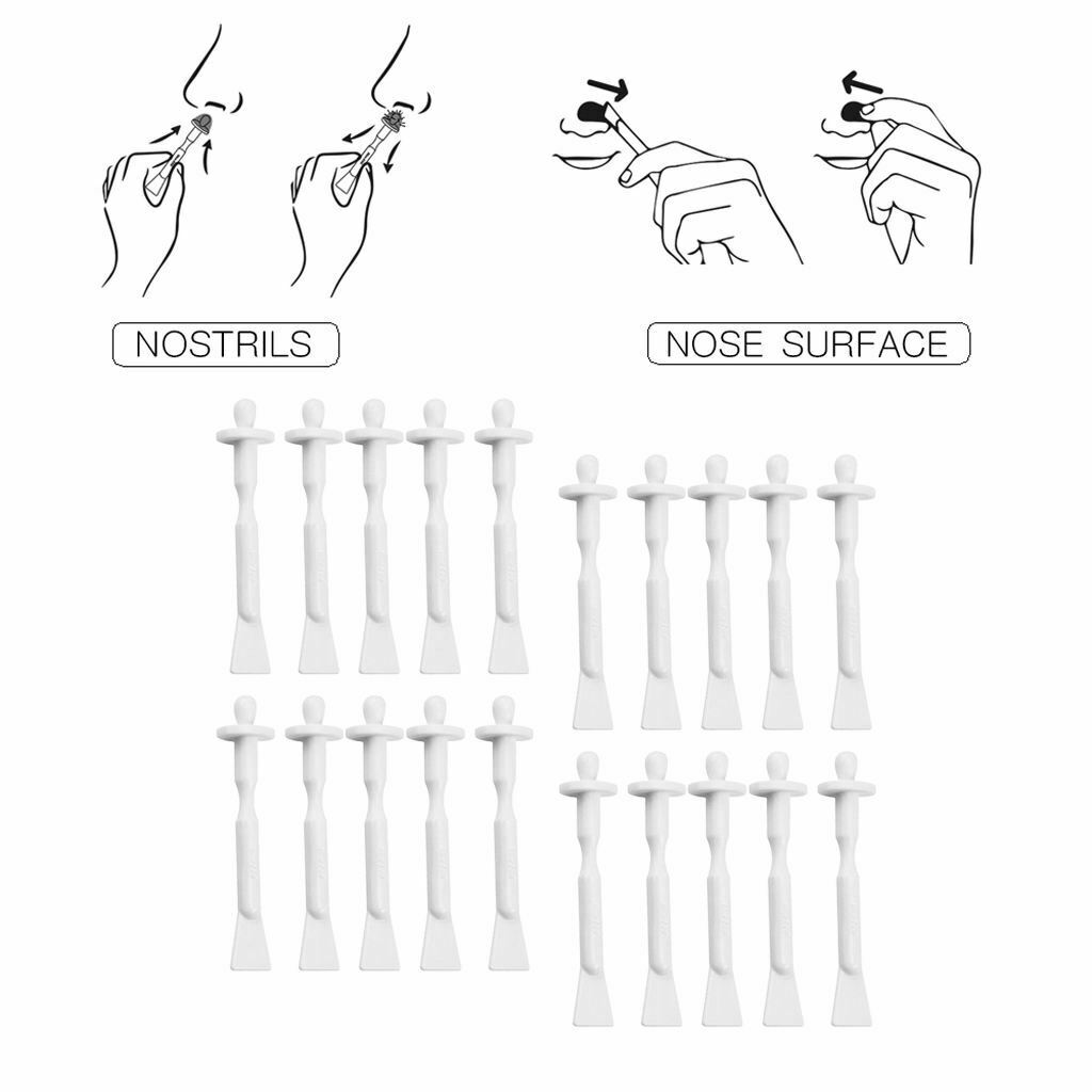 20x Dual Use Wax Applicator Sticks Spatulas Tool Body Face Nose Hair Removal,