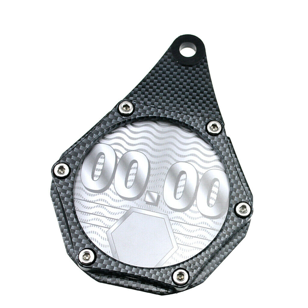 Universal Motorcycle Metal Tax Disc Holder for Scooter ATV Moped Quad Black