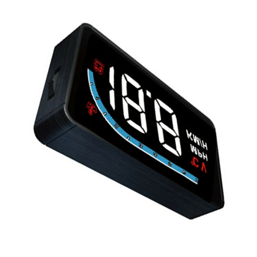 Car HUD Head-up Display OBD2 II Overspeed Warning System Speed Voltage Alarm NEW