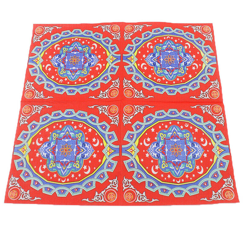 Eid Mubarak Ramadan Decoration Paper Napkin Muslim Facial Tissue u
