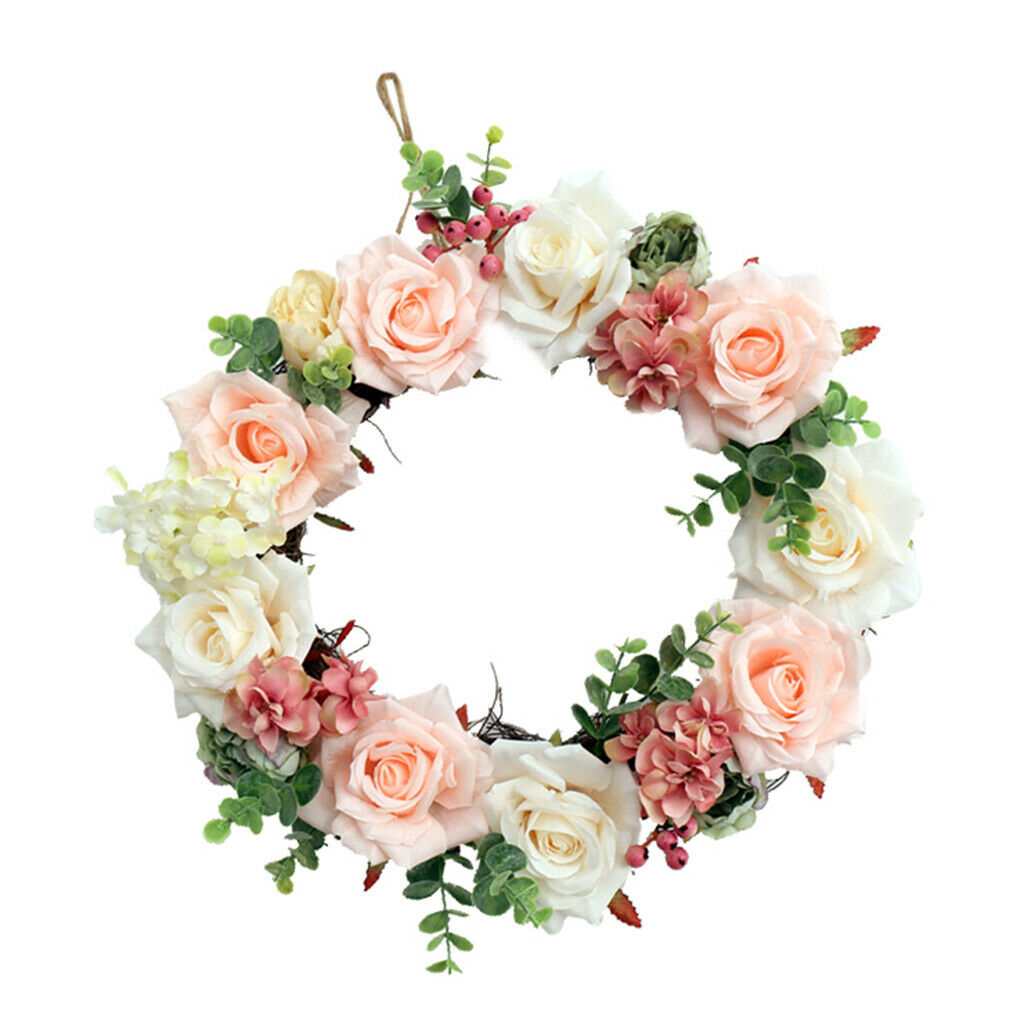 Artificial flowers wreath for home hotel restaurant etc. size: 37