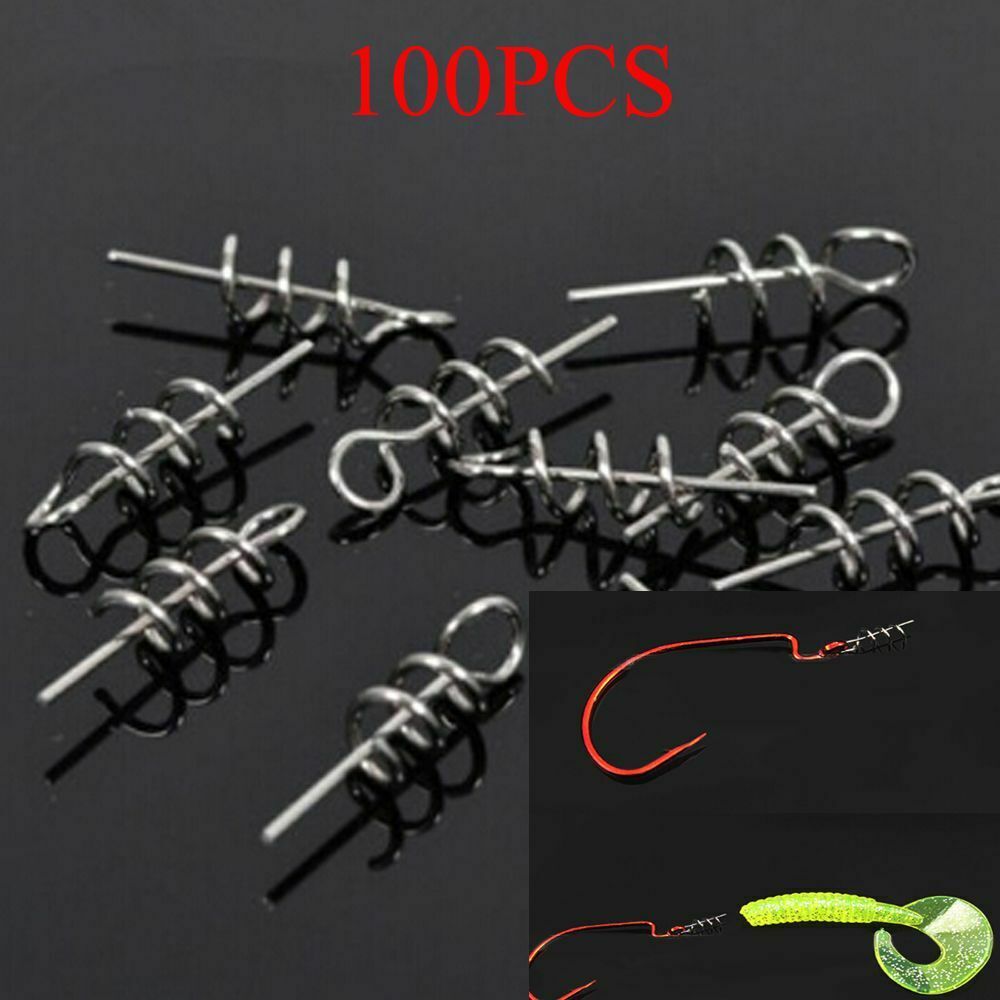 Universal Outdoor Sport Pins Stainless Steel Spring Lock Needle Fishing Bait