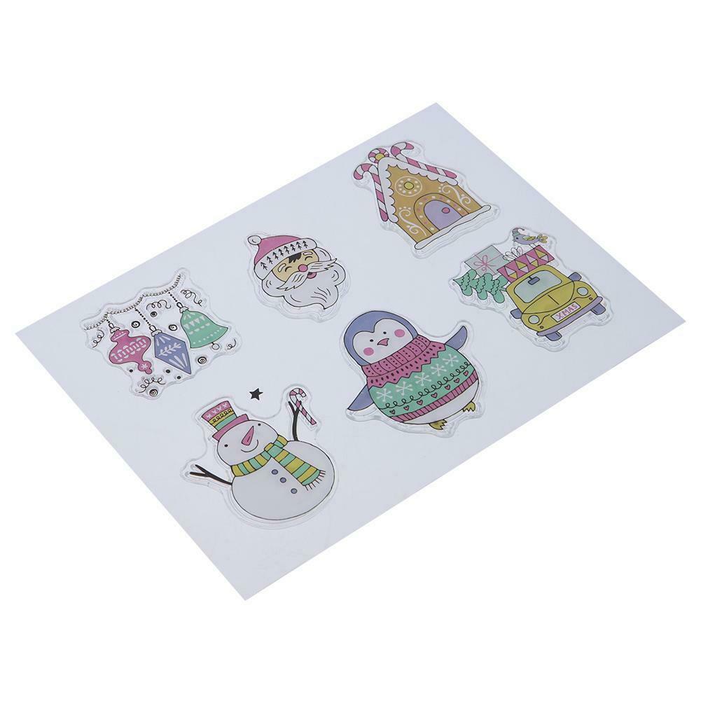 Silicone Stamp+Metal Cutting Dies Stencil Frame Scrapbook Christmas Xmas @