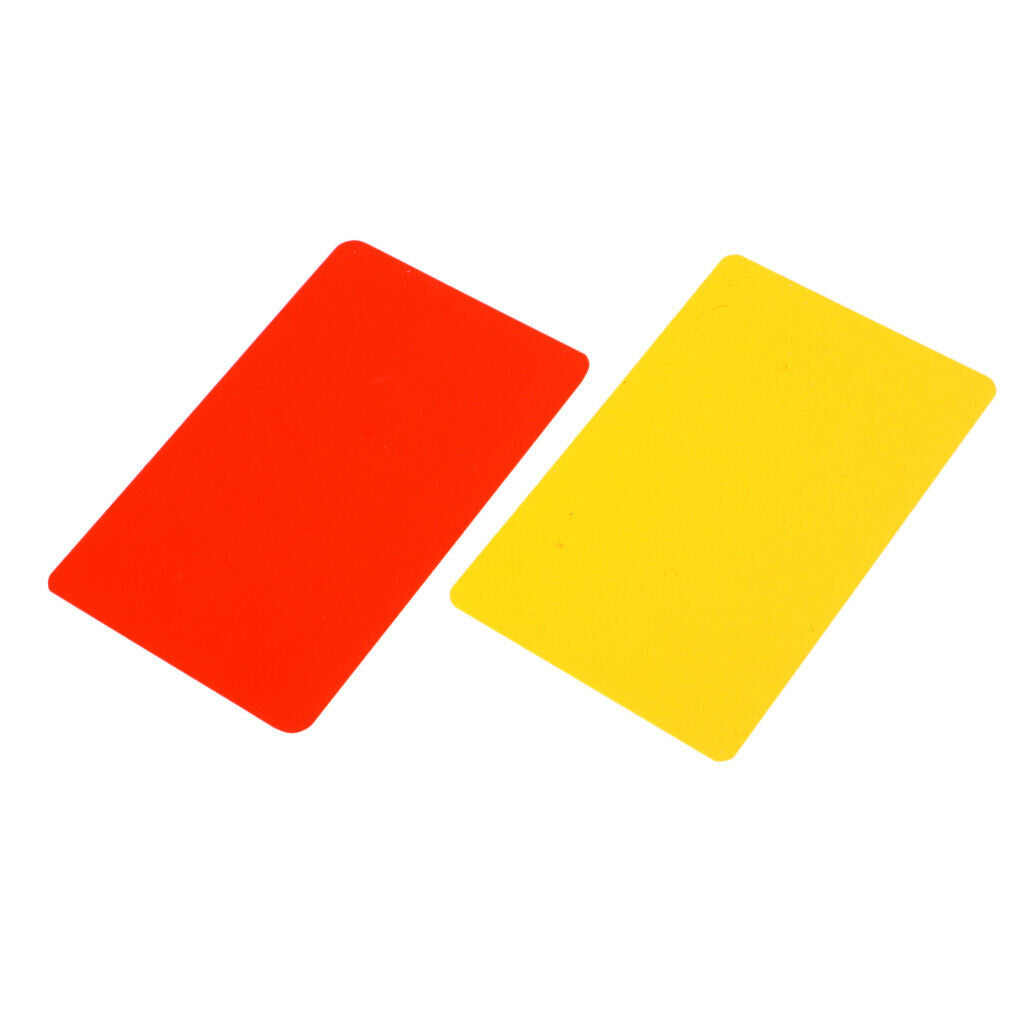 Sports Football Soccer Referee Wallet Notebook & Red Card and Yellow Card