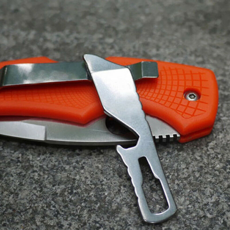 Multifunction Outdoor EDC Pocket Tool Pry Bar Bottle Opener Keychain Tools