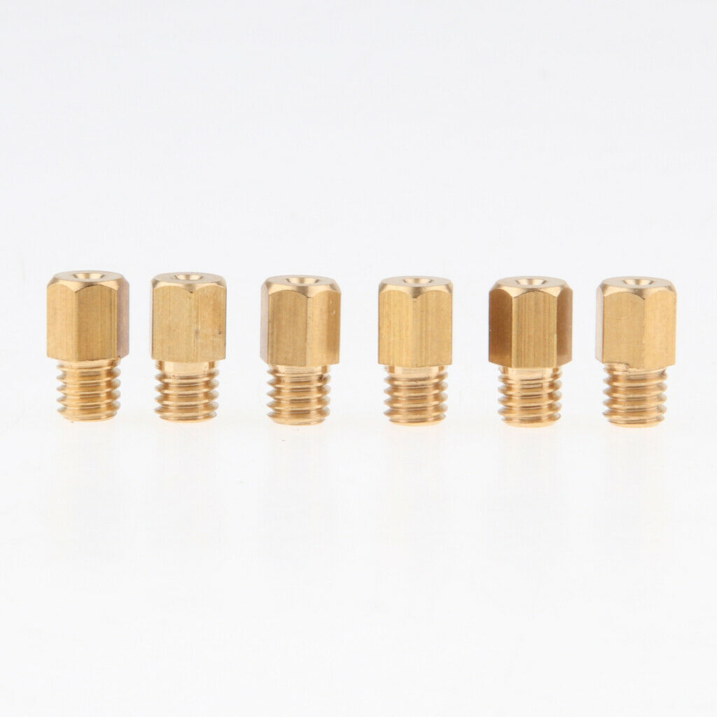 6Pcs M5 Carburetor Carb Hex Main Jet 280 290 300 310 320 330