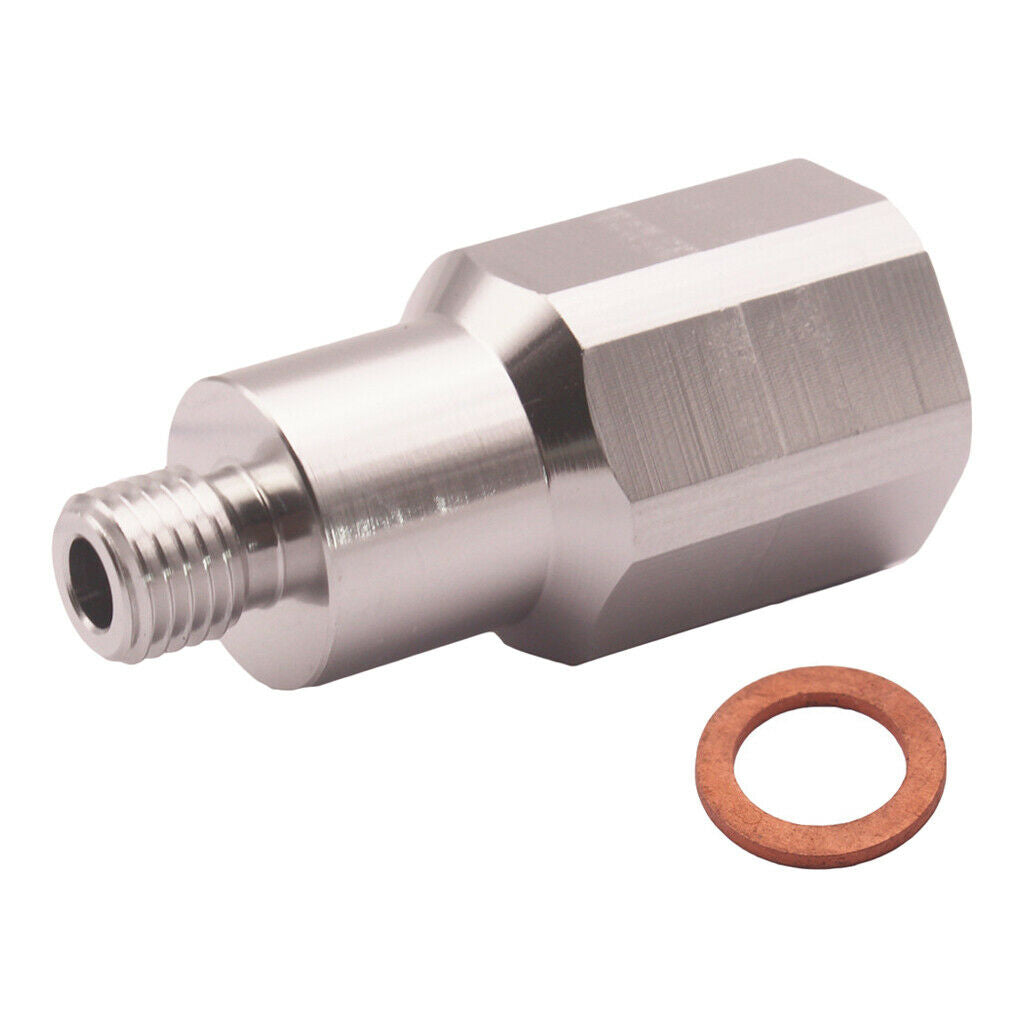 Male M12-1.5 to Female 1/2"NPT SBC LS Swap Coolant Temperature SensorAdapter