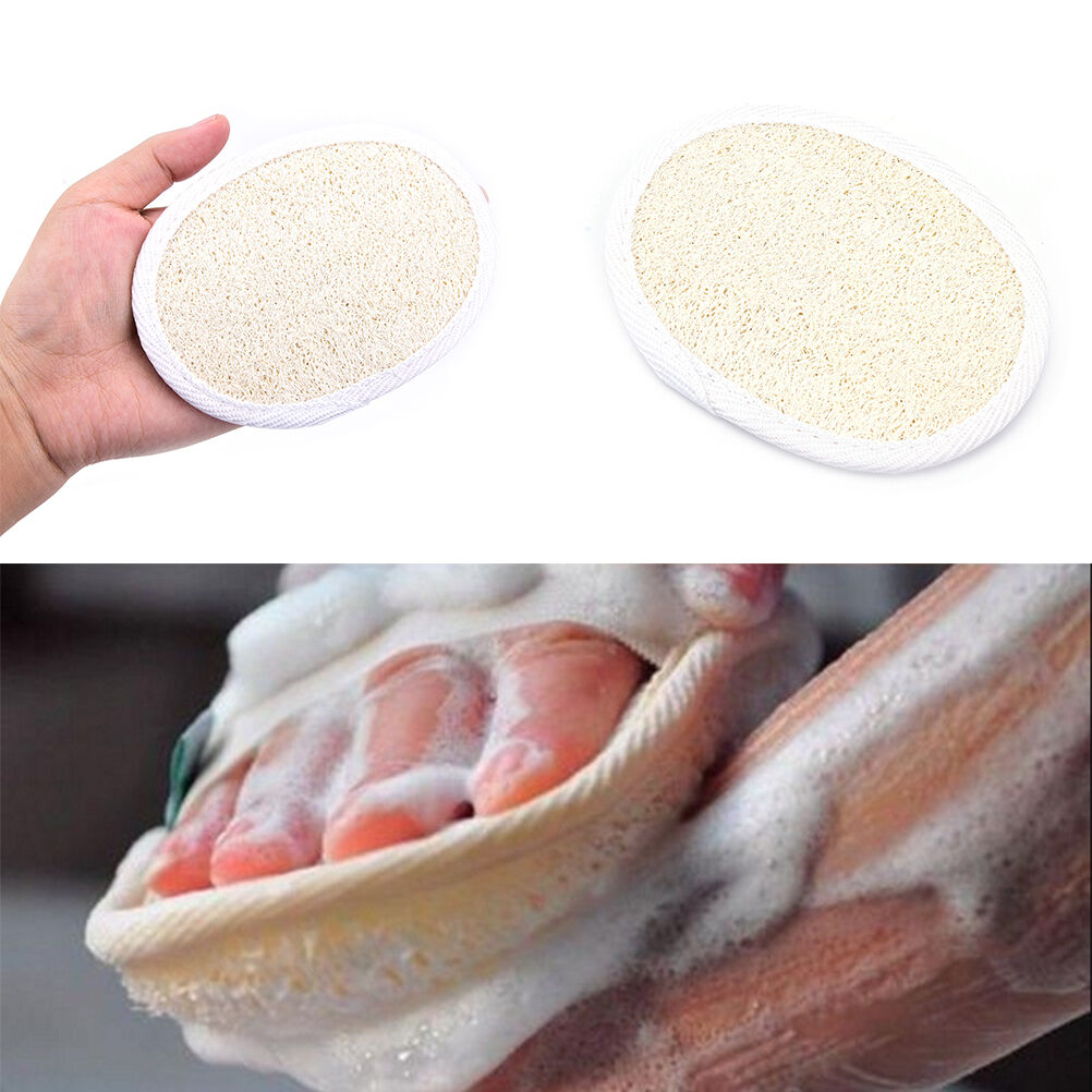 Natural loofah luffa bath shower sponge body scrubber exfoliator washing p.l8