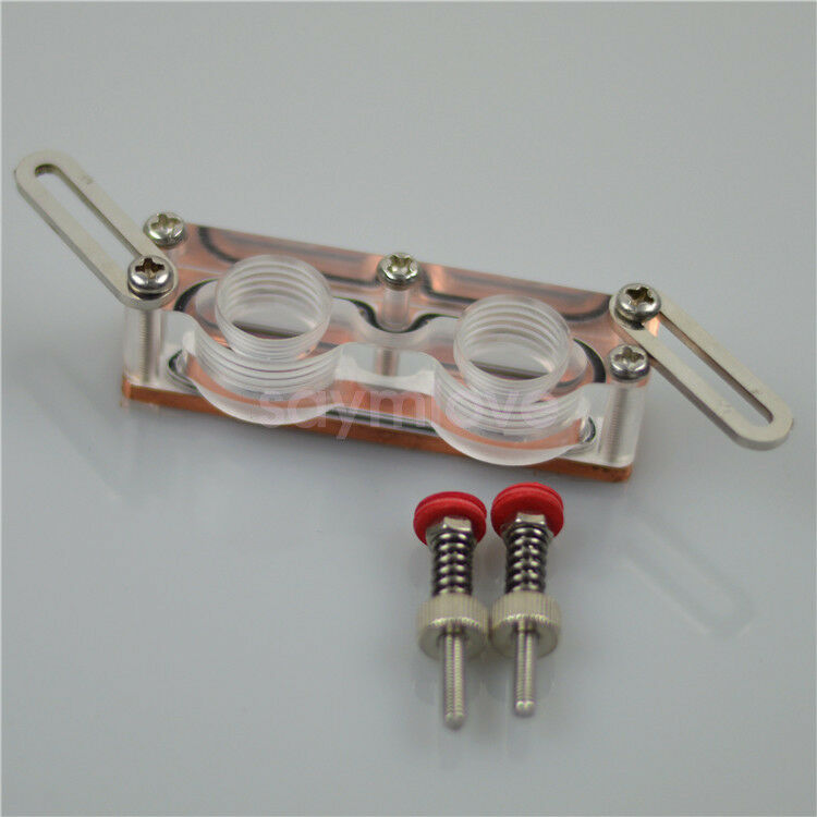 New 6cm VGA GPU Chipset Mosfet Water Cooling Block Acrylic + Cooper G1/4