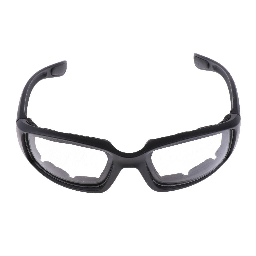 3 pieces of padded foam wind resistant motorcycle sunglasses
