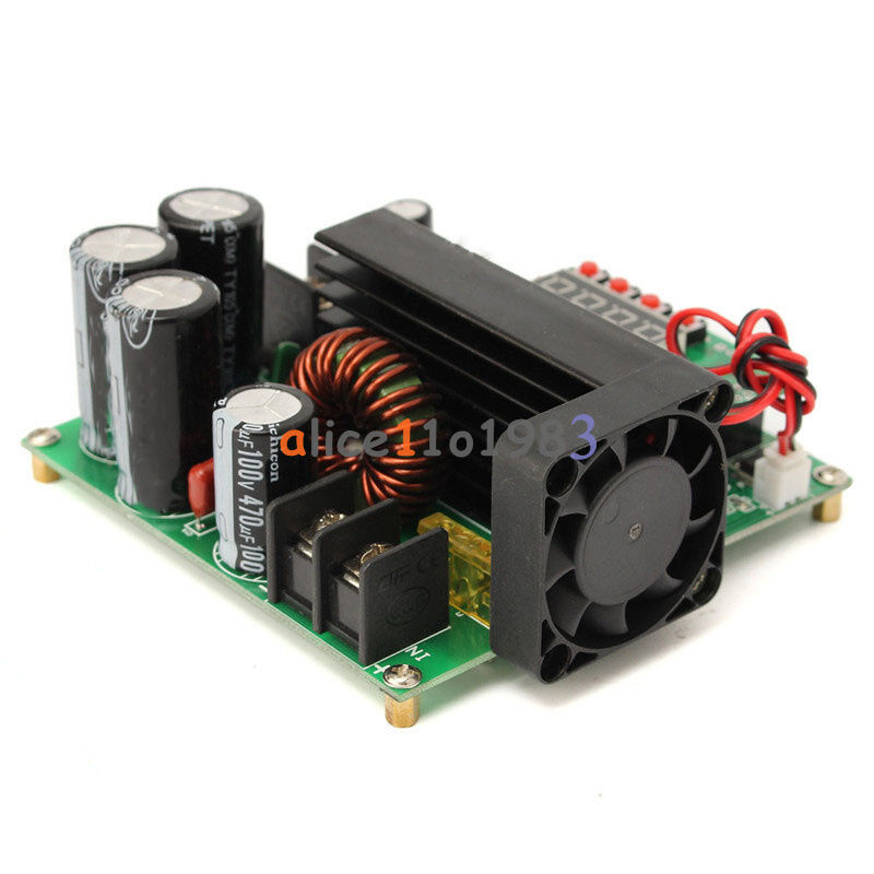 DC-DC BST900W CNC Boost Converter 8-60V Step-up 10-120V Solar Charging CVCC New