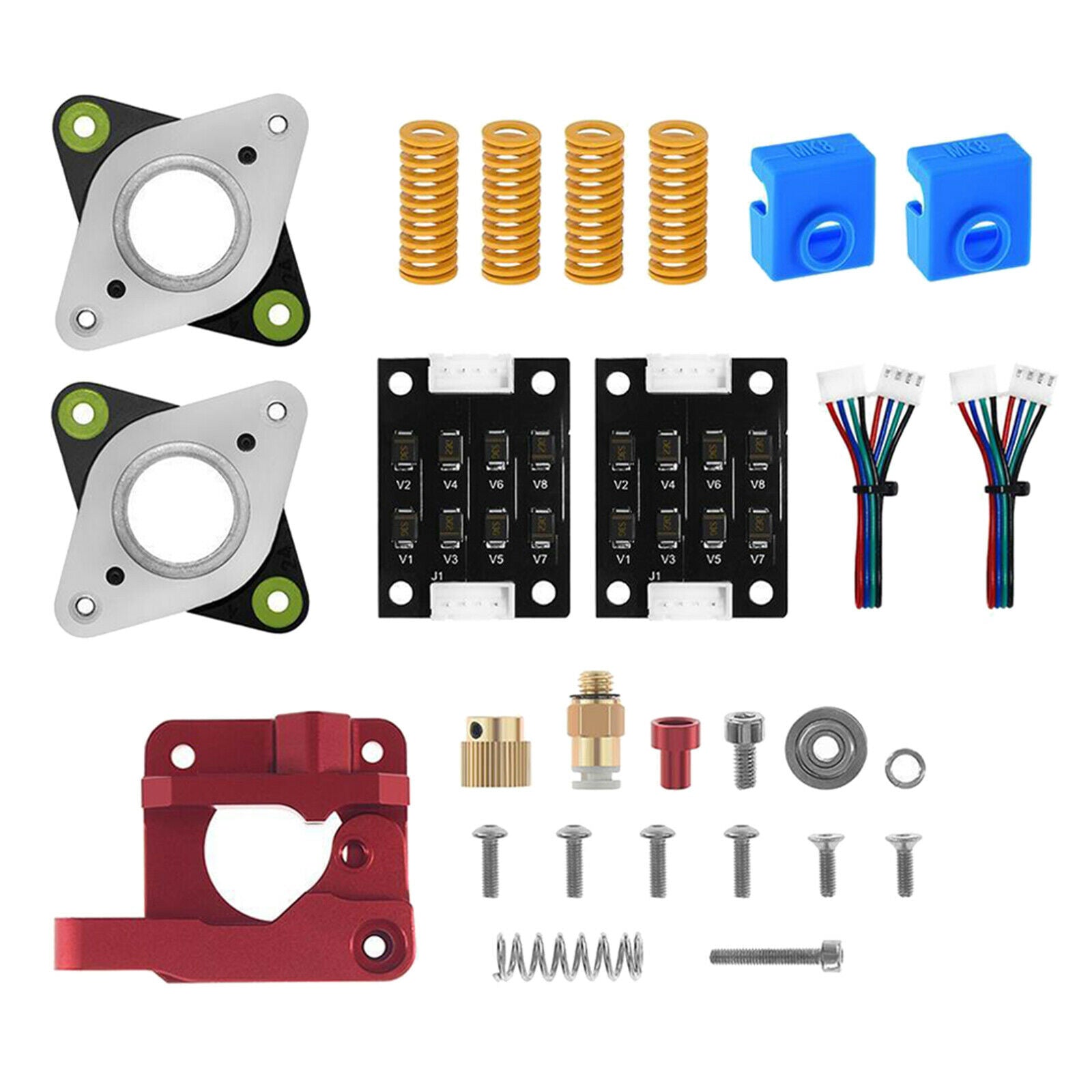 MK8 Extruder Upgrade Kit Spring Stepper Dampers for CR10 Ender3 CR-10 for the