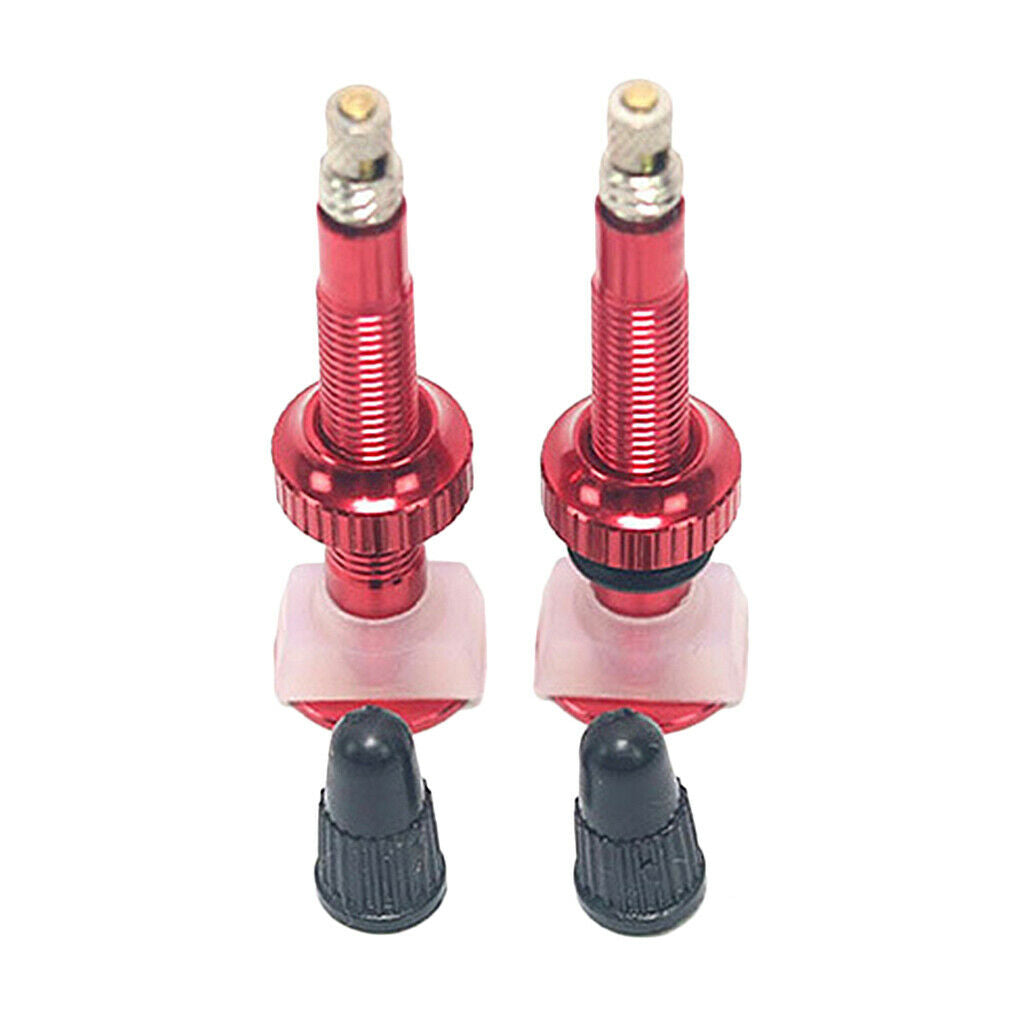 Mountain Bike Bicycle Presta Valves Replacement Core Vacuum-Nozzle Red