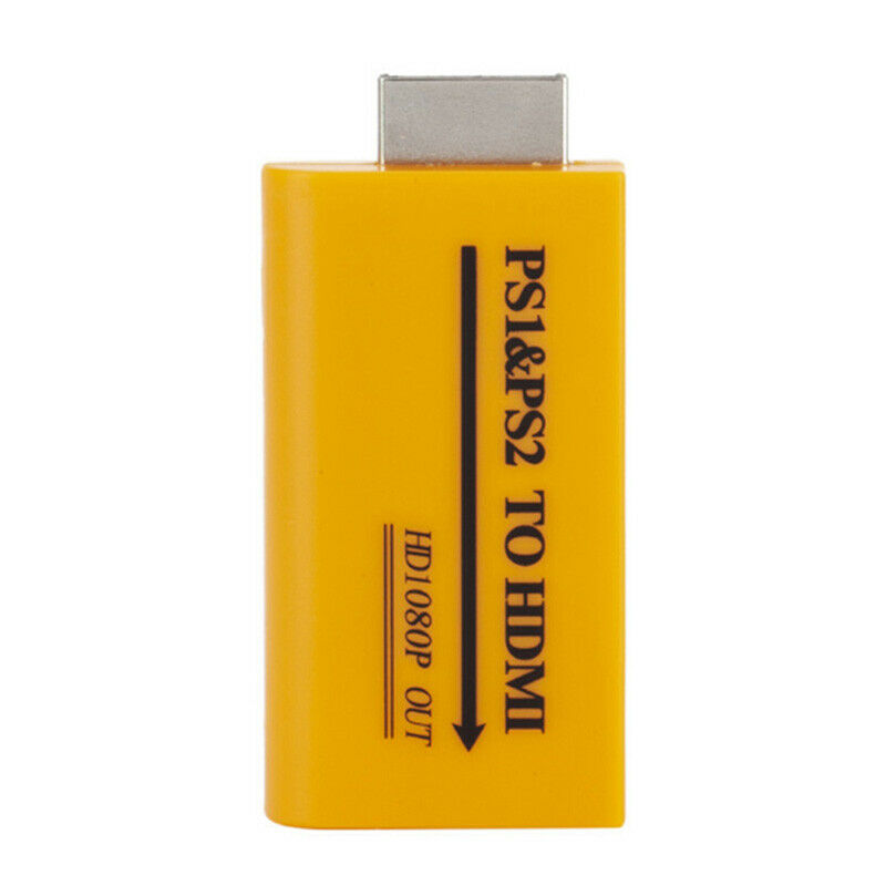 1080P HD PS1/PS2 To HDMI Audio Video Converter Adapter For HDTV Projector.DD