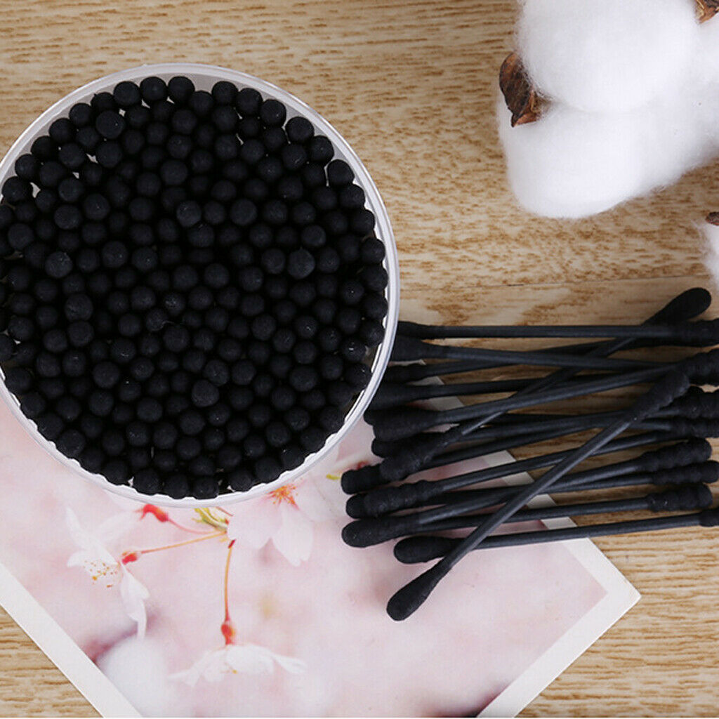 200pcs Cotton Makeup Remover Cotton Swabs Tip   Earwax Cleaning Sticks