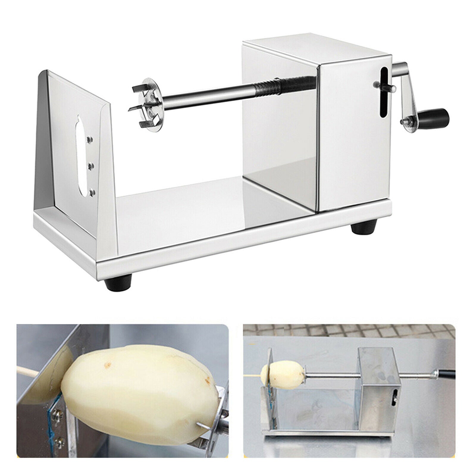 Slicer Tool French Fries Fruit Vegetable Cyclone Slicer Easy Use for Cooking