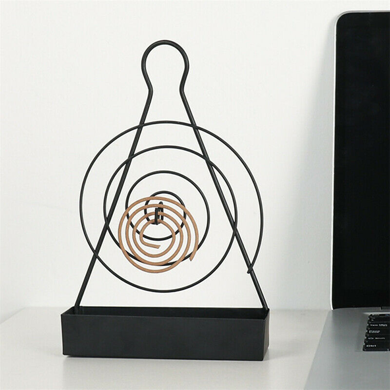 Spiral Mosquito Coil Holder Iron Mosquito Coil Frame Insect Repellent Incens Qx