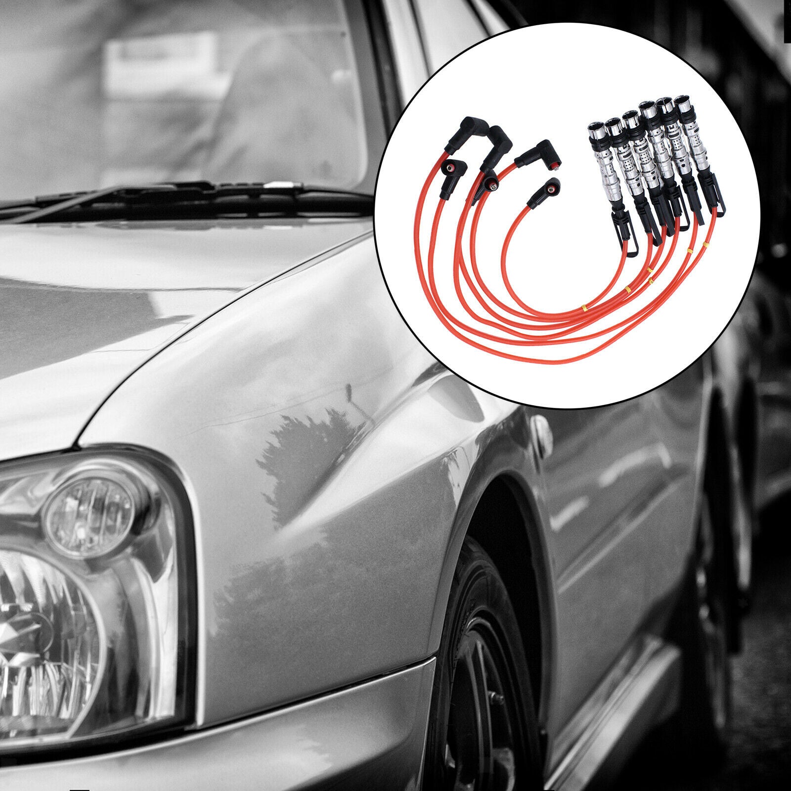 Spark Plug Wire Set 021905409AD Spark Wire Set for VR6 2.8 2.9 Engines