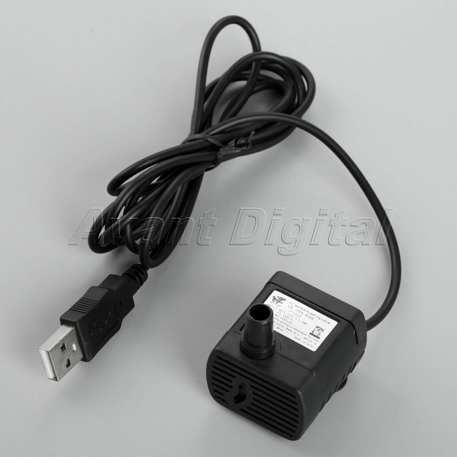 Pc DC 5-12V Brushless Submersible Water Pump USB Fountain Fish Tank Rubber Hose
