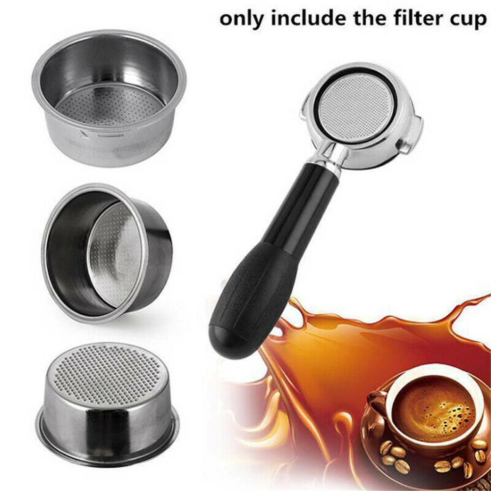1X 51mm Cup Coffee Filter Basket Non Pressurized For Breville Delonghi Krups UK