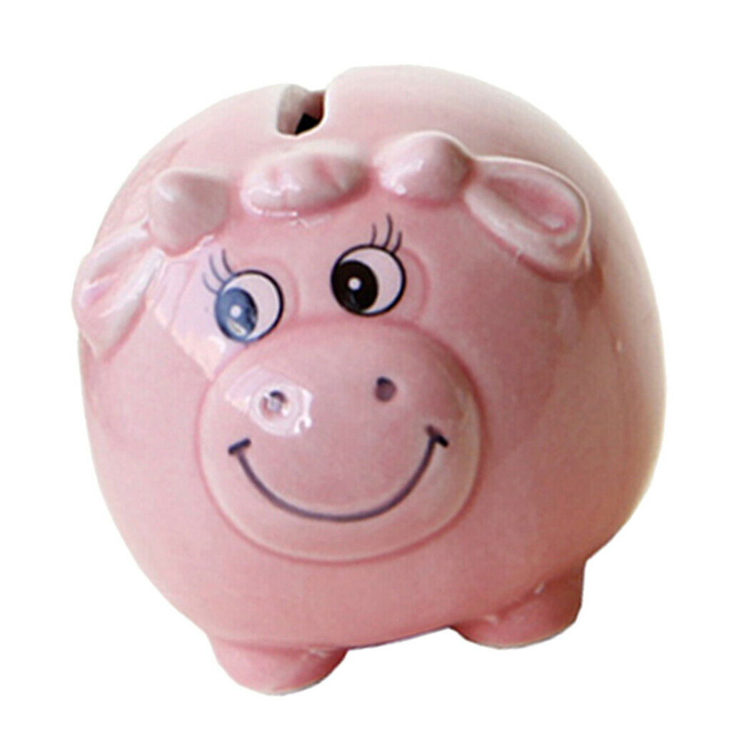 Cartoon Animal Ceramic Piggy Bank Birthday Gift for Kids