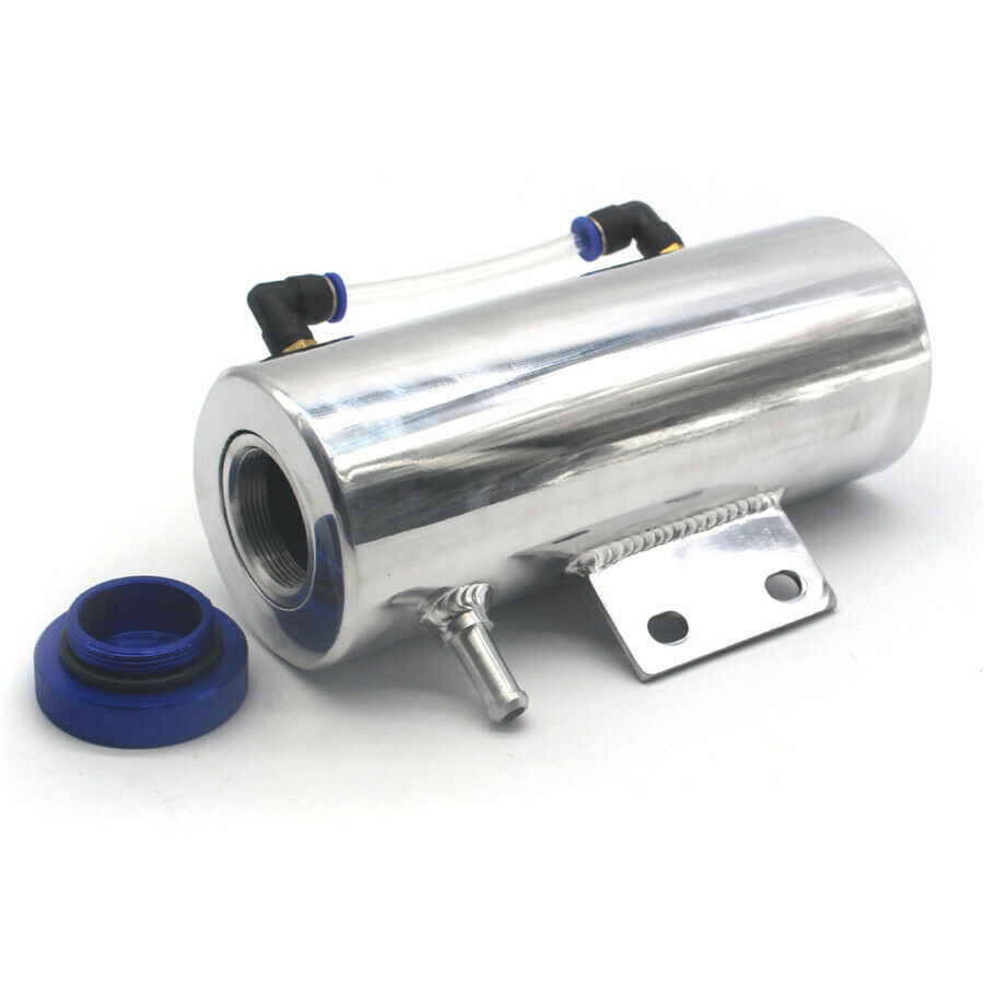 Aluminum Overflow Coolant tank Reservoir Cooling Radiator water 500ML 0.5 litres