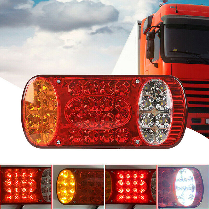 12V 32LED Car Truck Tail Light Taillight Rear Stop Brake Lights Signal IndicBDA