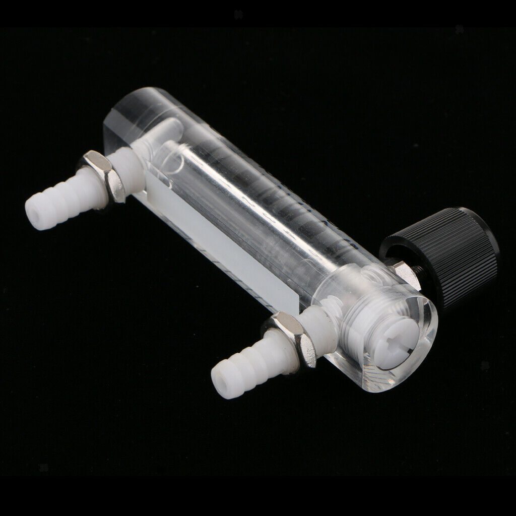 3Pcs Oxygen Ozone Air Flow Meter Flowmeter Tools Acrylic with Control Valve